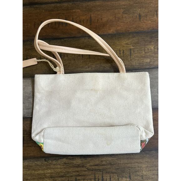 Rolfs Canvas girl dog in a bag Embellished Bag Purse By Rolfs leather straps - Picture 2 of 7